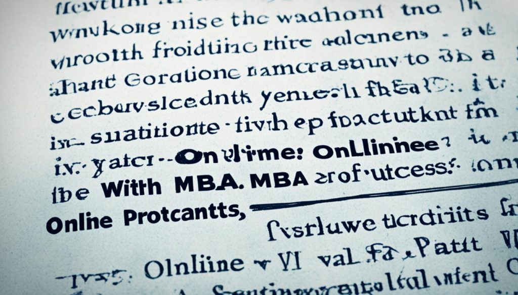 online MBA benefits